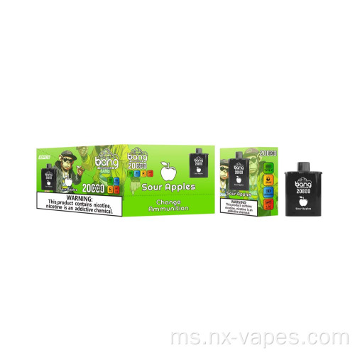 Bang 20k Puffs Tukar Kartrij Vape